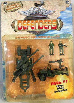 Pak-1 Jeep Obús Soldados (Defenders)