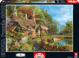 PUZZLE Casita de flores en la orilla | EDUCA