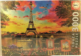 PUZZLE Puesta de Sol- Paris  EDUCA