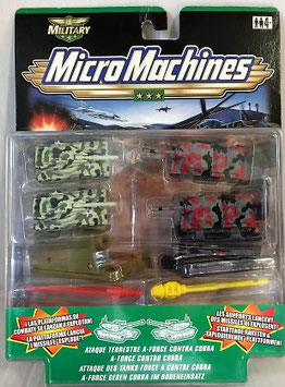 Ataque Terrestre A-Force contra Cobra ( Micro Machines )