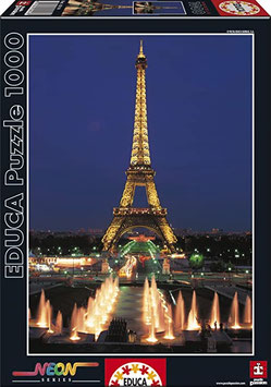 Puzzle Educa ( Torre Eifel de Paris ) de neón